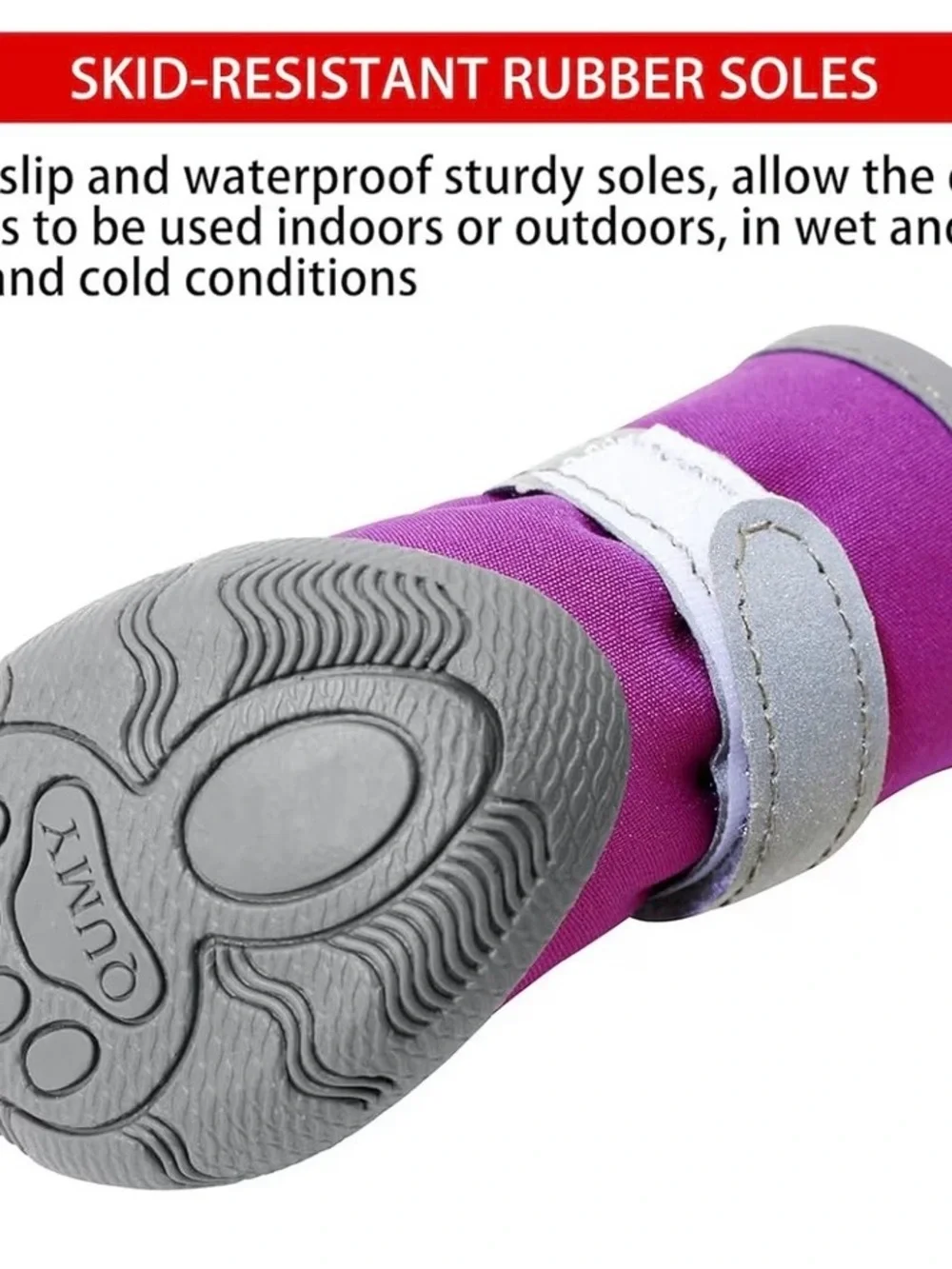 NWOT Dog Boots for Small Dogs - 4 Pack